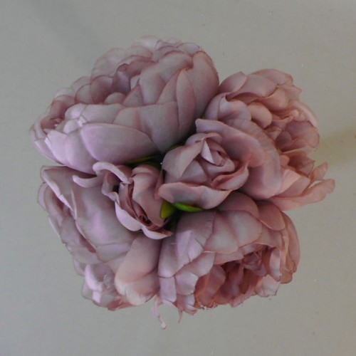 Artificial Peony Posy Mauve Pink 28cm - P231 J2 Artificial Peony Posy Mauve Pink 28cm - P231 J2