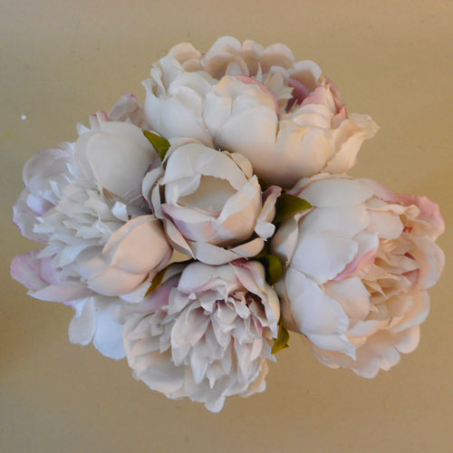 Artificial Peony Posy Earl Grey 28cm - P260 H3 Artificial Peony Posy Earl Grey 28cm - P260 H3