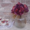 Antique Peony Posy Burgundy 28cm | Faux Dried Flowers - P090 GG1 Antique Peony Posy Burgundy 28cm | Faux Dried Flowers - P090 GG1