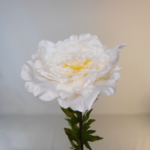 Giant Artificial Peony Cream 115cm | VM Display Prop - P106 Giant Artificial Peony Cream 115cm | VM Display Prop - P106
