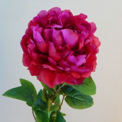 Large Artificial Peony Hot Pink - P302 Q4