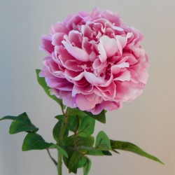 Large Artificial Peony Mauve Pink - P300 K1