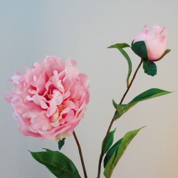 Rydal Artificial Peonies Pink 86cm - P057 R4