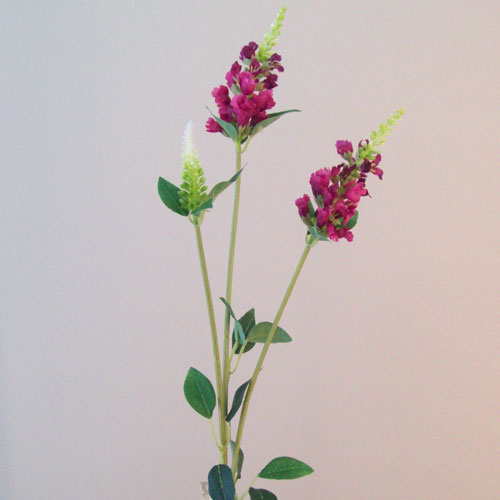 Artificial Physostegia Dark Pink 62cm - P166 S3