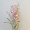 English Meadow Artificial Flowers Pink Poppies 58cm - P281 EE3 English Meadow Artificial Flowers Pink Poppies 58cm - P281 EE3