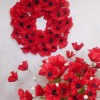 Remembrance Day Poppy Wreath 40cm - AG021 