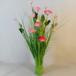 Grass Bundle with Poppies Pink - POP008 DD2