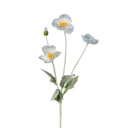Meadow Poppies Blue 57cm - P162