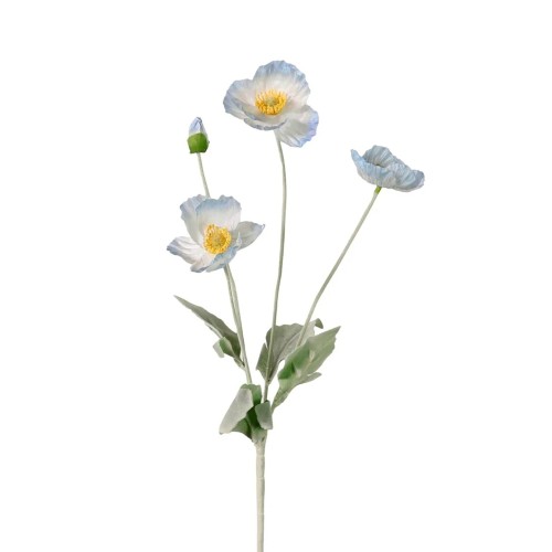 Meadow Poppies Blue 57cm - P162