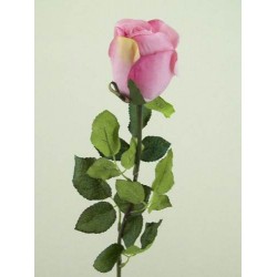 Prize Rose Bud Mid Pink 62cm - R156B R2