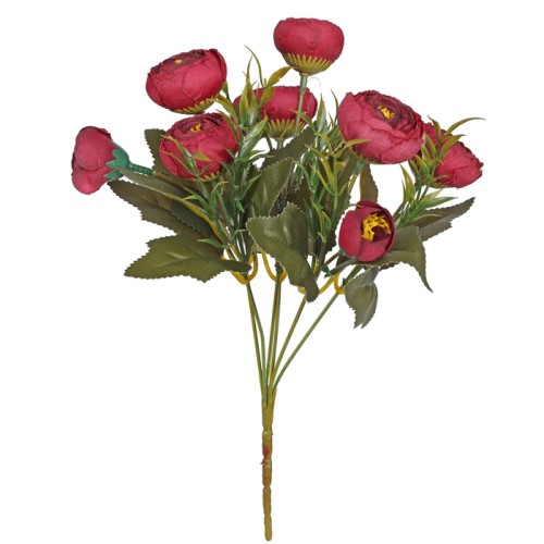 Ranunculus Plant Burgundy 26cm - R006 II2