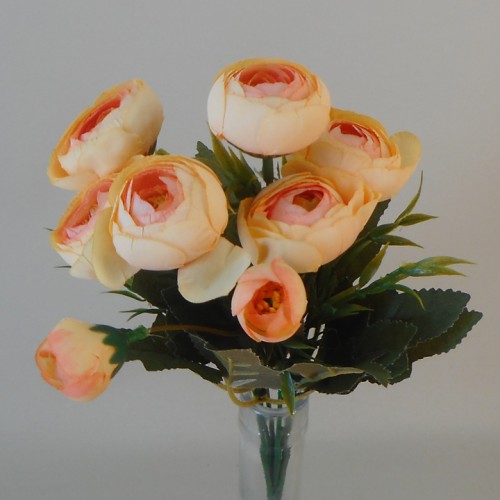 Ranunculus Plant Peach 26cm - R029 FF2 Ranunculus Plant Peach 26cm - R029 FF2