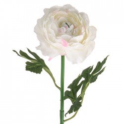 Calypso Artificial Ranunculus Cream 44cm - R245 O2 