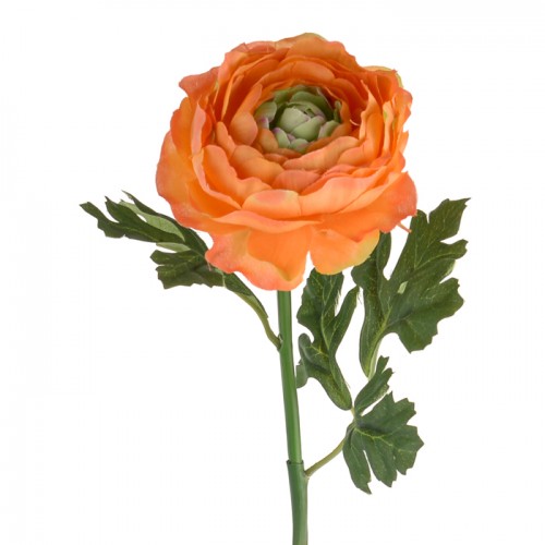 Calypso Artificial Ranunculus Orange 44cm - R244 O2