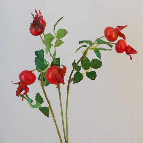 Artificial Rosehips Red 46cm - R397 U4 Artificial Rosehips Red 46cm - R397 U4