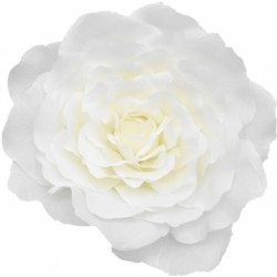 Giant Artificial Roses Cream No Stem 70cm | VM Display Prop or Wall Decoration - R900