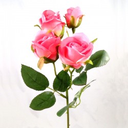 Artificial Spray Roses Pink 50cm - R432 N3