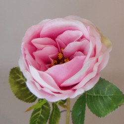 Artificial Cabbage Roses Pink 41cm - R278 U4