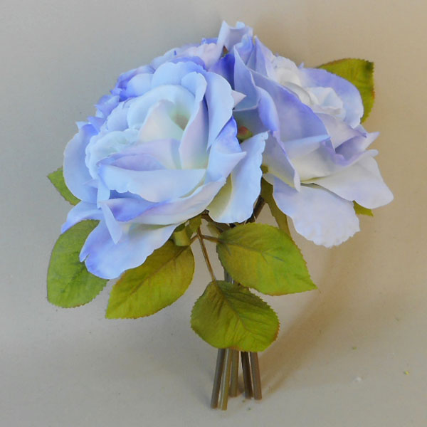 Artificial English Roses Bundle Hyacinth Blue Artificial Flowers