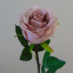 Artificial Rose Bud Dusky Pink 47cm - R513 N4