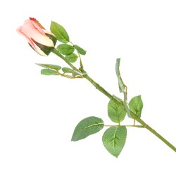 Artificial Rose Buds Mid Pink 71cm - R214 KK3