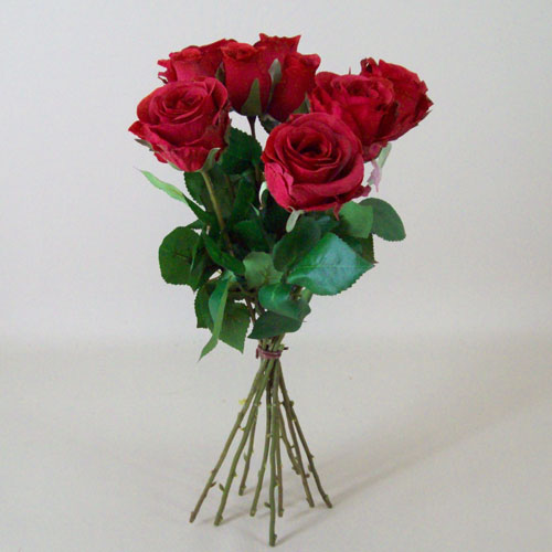 Real Touch Rose Red 76cm - R240 S1