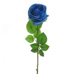 Artificial Roses Cobalt Blue 60cm - R136 Q1