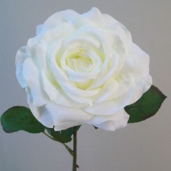 Artificial Roses Ivory 44cm - R836 Q1