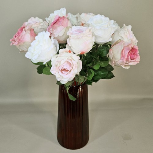 Artificial Rose Pale Pink 62cm - R313 P4