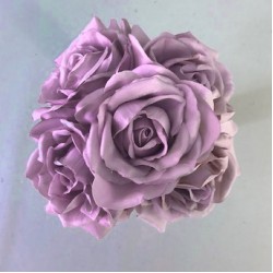 Artificial Roses Bouquet Amnesia Lilac 26cm - R051 BX23