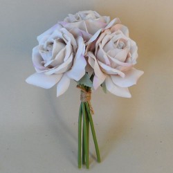 Artificial Roses Bouquet Earl Grey 26cm - R055 L2
