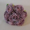 Antique Roses Posy Mauve 28cm | Faux Dried Flowers - R063 L4