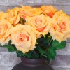 Artificial Rose Saffron Yellow 56cm - R599 M4 Artificial Rose Saffron Yellow 56cm - R599 M4