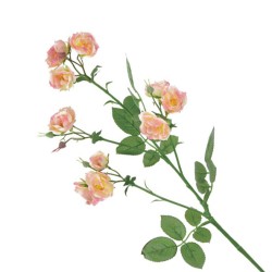 Wild Rose Spray Pale Pink 74cm - R105 P4