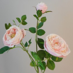 Catherine Artificial Spray Roses Pale Pink 84cm - R473 BX5