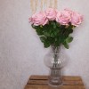 Fleur Artificial Rose Pink 63cm - R647 