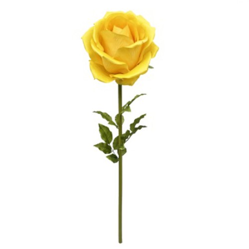 Giant Silk Rosebuds Yellow 130cm | VM Display Prop - R642 Giant Silk Rosebuds Yellow 130cm | VM Display Prop - R642