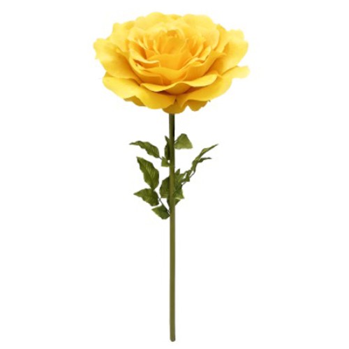 Giant Silk Roses Yellow 130cm | VM Display Prop - R645 Giant Silk Roses Yellow 130cm | VM Display Prop - R645