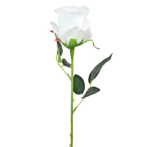 Harrow Artificial Rose Buds White 52cm - R001A LL4