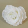 Large Artificial Roses White on Short Wire Stem 7cm - R766 