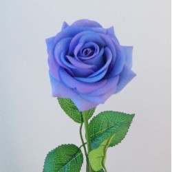 Artificial Roses Real Touch Blue 43cm - R500 BX11