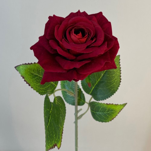 Artificial Rose Red Velvet 50cm - R350 