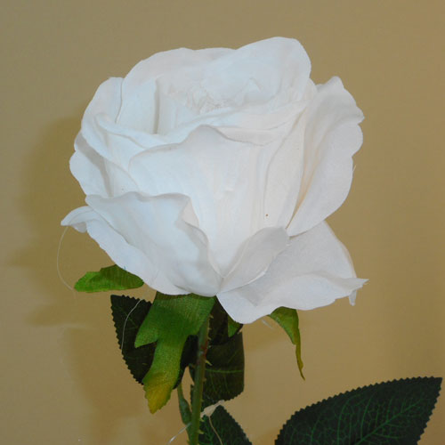 Richmond Artificial Rose Bud Large White 68cm - R348 N3