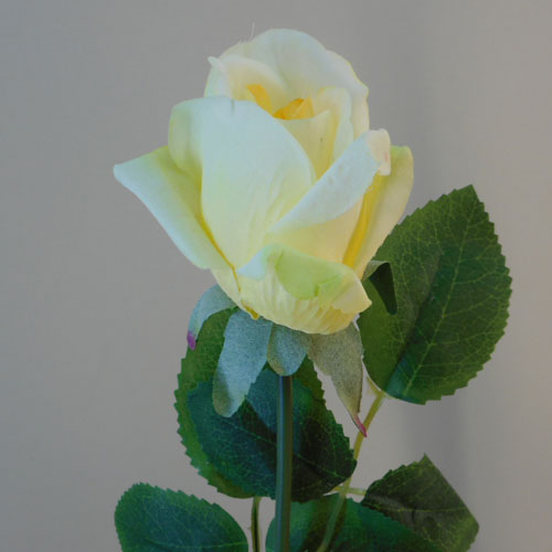 Richmond Artificial Rose Bud Yellow 55cm - R859 