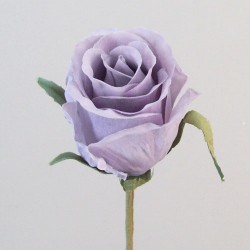 Romance Artificial Rose Bud Lilac 45cm - R748 S3
