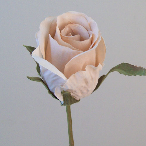 Romance Artificial Rose Bud Nude 45cm - R738 G3