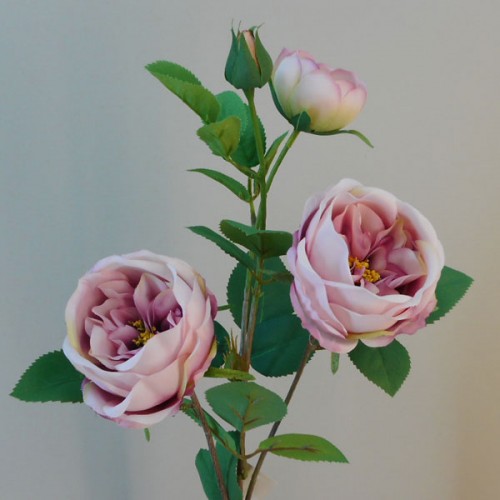 Rydal Artificial Cabbage Roses Spray Amnesia Purple 65cm - R152 CC1 Rydal Artificial Cabbage Roses Spray Amnesia Purple 65cm - R152 CC1