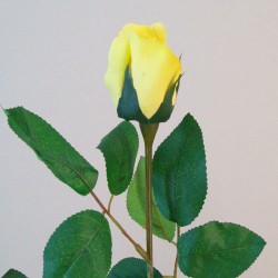 Artificial Bud Roses High Yellow 69cm - R531 M3