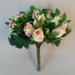 Artificial Rosebuds Bouquet Pale Pink x 22 28cm - R582 M1