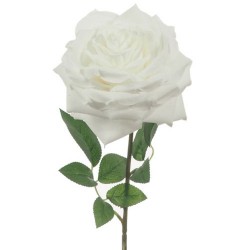 Artificial Roses White | Sugar Moon 76cm - R856 R1
